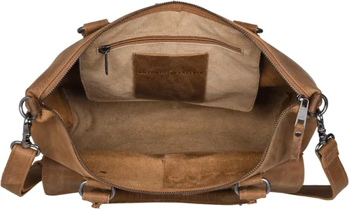 Vista 3 de ANTONIO VALERIA Beck Hunter - Bolso de piel con asa superior para mujer