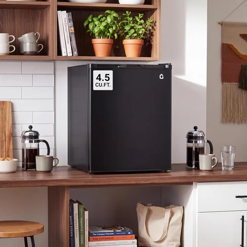 Vista 10 de Garvee Refrigerador compacto de 3.2 pies cúbicos Mini refrigerador de una puerta con funcionamiento silencioso y eficiente energéticamente