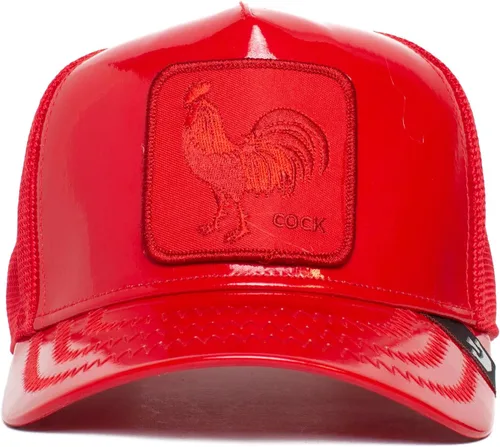 Vista 2 de Goorin Bros. The Farm Unisex High Shine Faux Leather Adjustable Snapback Trucker Hat