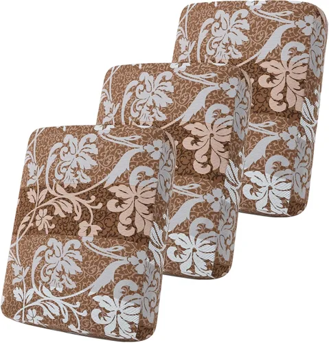 Vista 53 de Smiry Fundas de cojín de sofá estampadas, fundas elásticas suaves para sofá, fundas de sofá lavables antideslizantes, protector de muebles para Beige