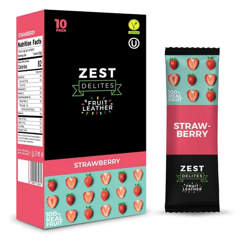 Vista 12 de Barras de fruta seca de Zest Delites, aperitivos de cuero de fruta, paquete de aperitivos saludables para adultos y niños, Lavashak, vegano, tiras