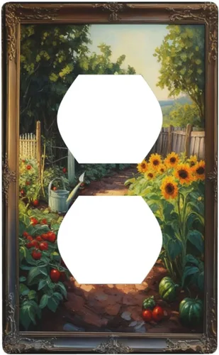 Vista 80 de Cubiertas Decorativas para Interruptores de Luz Arte de Pájaros BirdArt 1 Gang Salida Dúplex Individual Placa de Pared Placa de Interruptor Placa