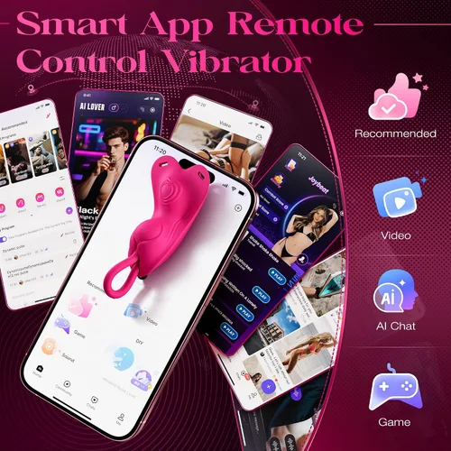 Vista 3 de Sex Toys Rose Dildo Vibrador – Juguete de rosa mejorado con 5 modos de succión y vibración para mujeres pezón de clítoris (rojo-1)