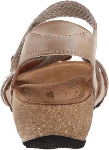 Vista 3 de Sandalias Taos Footwear para mujer, modelo Trulie de piel