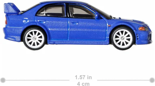 Vista 3 de Hot Wheels Vehículos de leyendas del circuito cultural del automóvil para niños de 3 años en adelante, colección premium de vehículos a escala 1:64