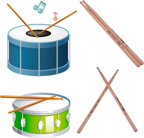 Vista 5 de Baquetas profesionales de madera de nogal, 5A, instrumentos musicales, palillos de tambor, un par