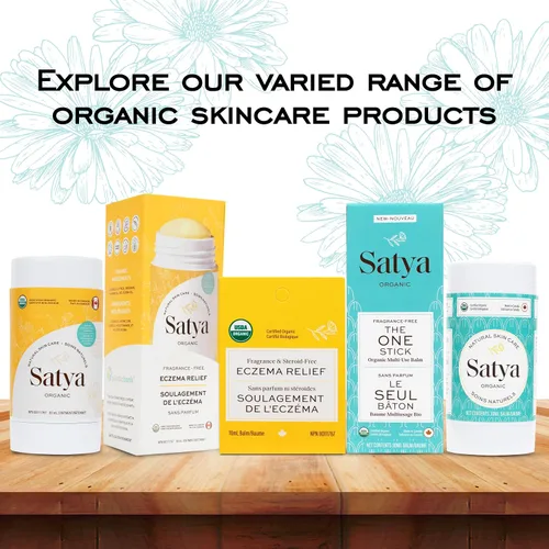 Vista 7 de Satya Organic All Over Body Balm - Llena tu propio/recarga - Recarga de loción en barra para todo tipo de piel - Hidratante de bálsamo facial