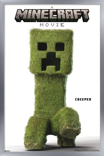 Vista 7 de A Minecraft Movie - Póster de pared de la serie Creeper, 34 pulgadas de largo x 22.4 pulgadas de ancho, versión sin marco