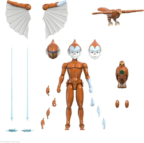Vista 14 de Super7 ¡ULTIMATES! SilverHawks Buzz-Saw - Figura de acción SilverHawks de 8 pulgadas con accesorios, coleccionables clásicos de dibujos animados