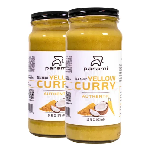 Vista 19 de Parami Salsa de curry tailandés tamaño 16 onzas (sin gluten, sin lácteos, sin nueces) (paquete de 1, verde)