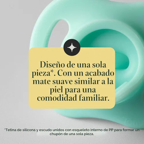 Vista 6 de Tommee Tippee - Chupete ultraligero StayPut, 18-36 meses, paquete de 4