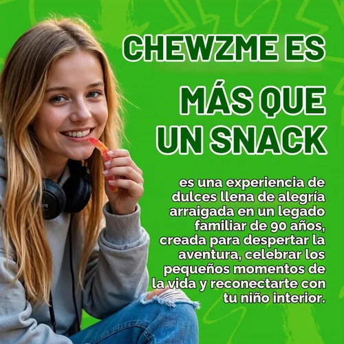 Vista 6 de ChewzMe Gusanos de Gomita Ácida, Dulces de Gomita Ácida, 6 oz (Paquete de 1)