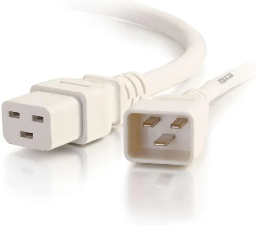 Vista 11 de Cable de alimentación C2G, cable de extensión corto, cable de extensión de alimentación, cable de alimentación de bloqueo, 10A, 250V, negro, 1 pie
