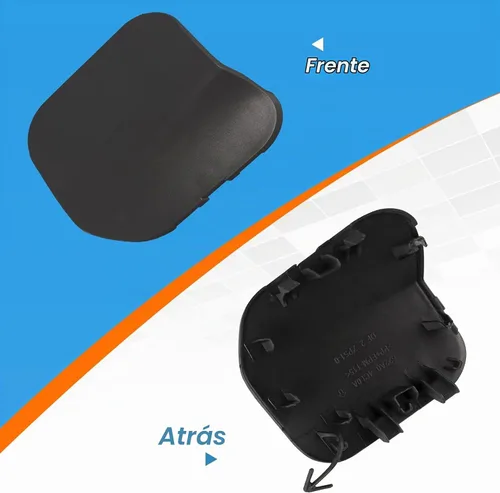 Vista 5 de Cubierta de gancho de remolque para parachoques delantero Compatible con Nissan X-Trail T32 Rogue 2014 2015 2016 Tapa de ojo de remolque 622A0-4CL0A