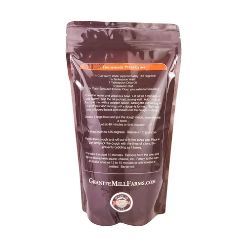 Vista 2 de Granite Mill Farms Harina de Kamut Orgánica Germinada, 30 oz
