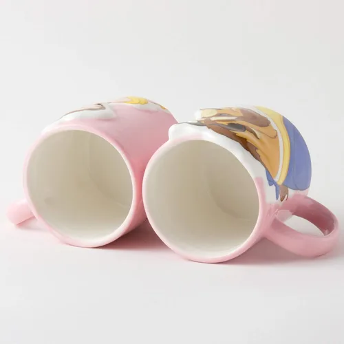 Vista 4 de Disney SAN2519 Beauty and the Beast Bella & Beast Kiss - Taza de 10.1 fl oz (10.1 fl oz)