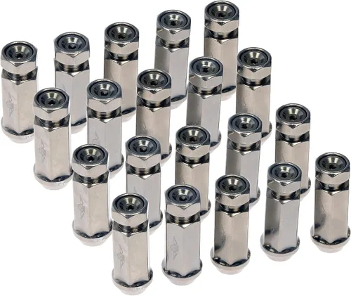 Vista 5 de Dorman 712-345M Tuerca de rueda M12-1.50 Racing Style compatible con modelos seleccionados, paquete de 20