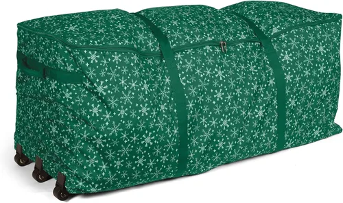 Vista 9 de Covermates Keepsakes Bolsa de Cincha para Árbol de Navidad – Almacenamiento de Árbol de Poliéster Duradero con Asas Reforzadas y Correas de Cincha