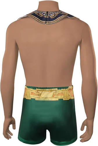 Vista 2 de Toitaly Wakanda Forever Namor - Disfraz para hombre, pantalones cortos de Namor para Halloween, cosplay para adultos