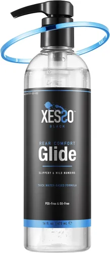 Vista 10 de XESSO Strawberry Anal-Ease Lube 8.3 onzas líquidas, gel desensibilizante relajante para puerta trasera a base de agua para hombres, mujeres