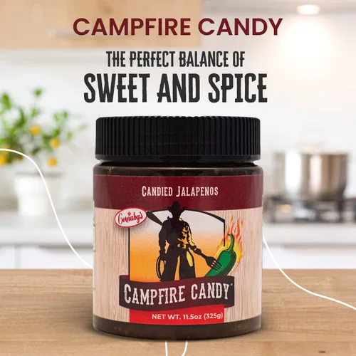 Vista 3 de Cornaby's Campfire Candy Jalapeño Peppers Sweet Relish, sin gluten, sin transgénicos, 1 paquete