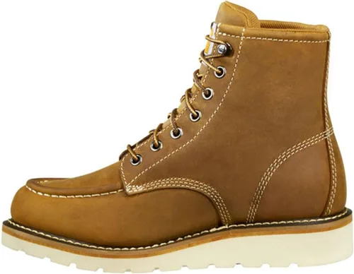 Vista 9 de Carhartt Botines de cuña de 6 pulgadas impermeables con punta suave para mujer, Negro