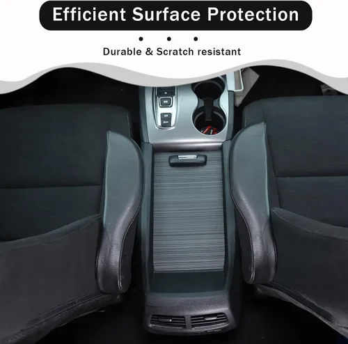 Vista 4 de Fundas para reposabrazos de asiento de coche para Honda Pilot 2019-2022/ Ridgeline 2017-2023/ Passport 2019-2023, Protector de reposabrazos