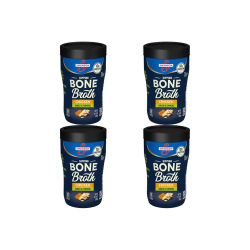 Vista 14 de Caldo de hueso de res para beber Swanson S, taza microondas de 10.75 oz