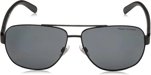 Vista 2 de Polo Ralph Lauren Men's Ph3110 Metal Aviator Sunglasses