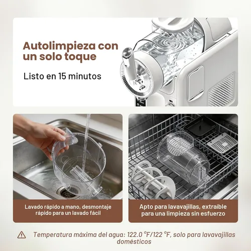 Vista 7 de SYINTAO Máquina de granizado para el hogar, no necesita hielo, máquina de Blanco