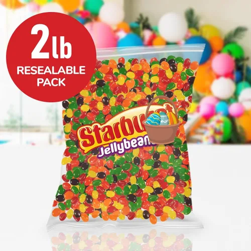 Vista 4 de Frijolitos de Gelatina Originales (2 Libras) Dulces Navideños - Viene en una Bolsa Resellable - frijolitos de gelatina a granel - Perfectos
