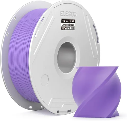 Vista 33 de ELEGOO Filamento de ácido poliláctico (PLA) mate 1.75mm Beige 1KG, filamento de impresora 3D de alta precisión, carrete de 1kg (2.2lbs) Compatible