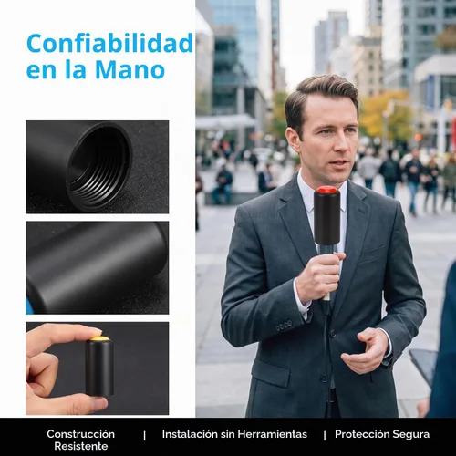 Vista 6 de Vaguelly - 4 tapas de rosca para micrófono inalámbrico compatibles con Pgx24 Slx24 Pg58, fundas de micrófono de repuesto para micrófonos Estilo a