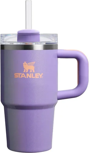 Vista 86 de STANLEY Quencher H2.0 Vaso Térmico con asa y pajilla, 64 onzas, tapa Flowstate de 3 posiciones, gran capacidad para viajes y deportes, vaso de acero