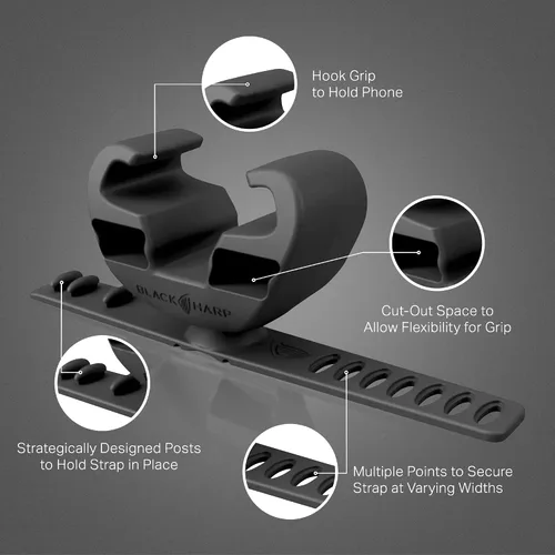 Vista 4 de Soporte de silicona para teléfono para bicicleta de ejercicios y pelotón, soporte de teléfono celular para accesorios de bicicleta estática