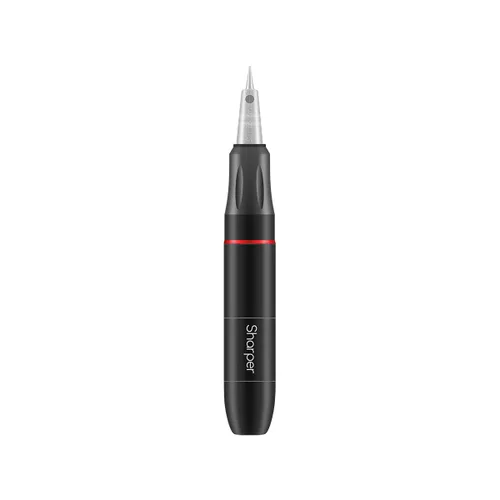 Vista 3 de Sharper - Kit de máquina de tatuaje digital profesional con fuente de alimentación, color negro