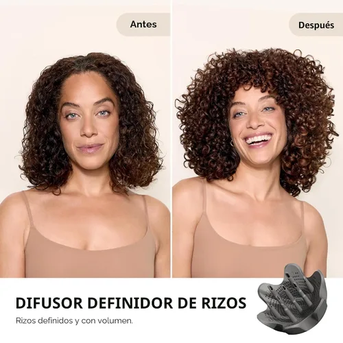 Vista 10 de Secador de pelo Shark FlexFusion con cepillo de pelo Fusion, difusor, estilizador de aire cerámico con rizadores auto-envolventes, placas