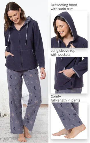 Vista 4 de PajamaGram - Pijamas suaves y acogedoras polares para mujeres