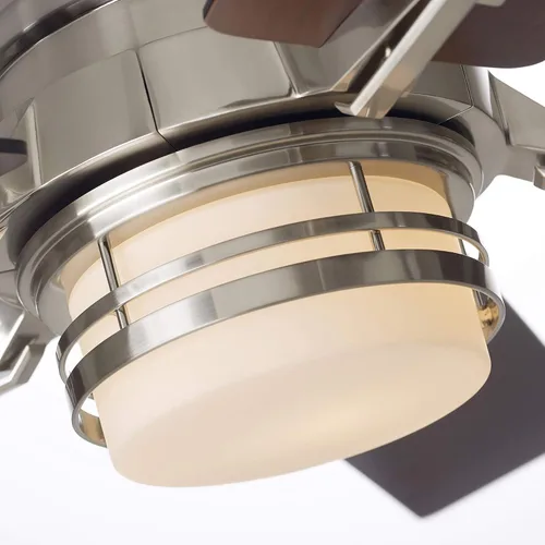 Vista 4 de Emerson CF880LBS Amhurst Ventilador de techo LED, iluminación regulable de 54 pulgadas con control de pared de 4 velocidades, accesorio de metal