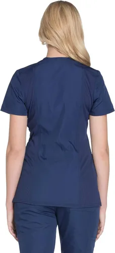 Vista 2 de Cherokee Women's Workwear Originals Mock Wrap Scrubs Shirt
