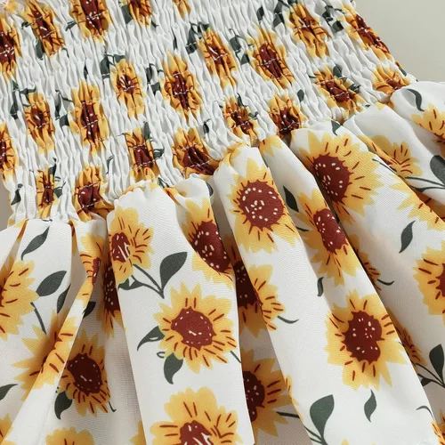 Vista 4 de HnuanLui Mameluco para bebé recién nacido, vestido fruncido sin mangas, con tirantes de burbujas, enterizo con volantes de una pieza con diadema