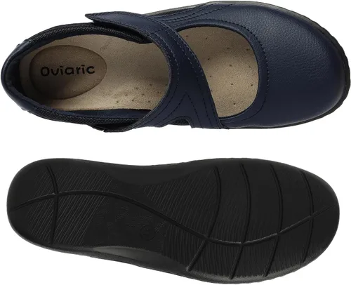 Vista 8 de Zapatos planos clásicos y cómodos Mary Jane para mujer, zapatos de vestir casuales a la moda, bonitos zapatos de vestir con puntera cerrada, ligeros