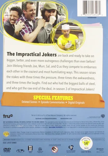 Vista 2 de Impractical Jokers Season 3 DVD