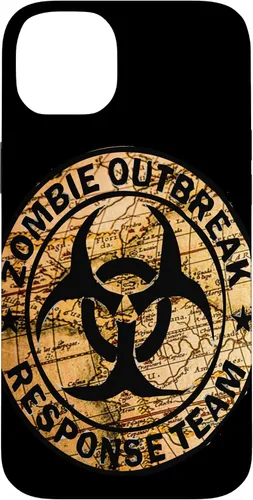 Vista 15 de iPhone 16 Funny Halloween Apocalypse Outbreak Zombie Response Team Case