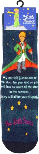 Vista 9 de Calcetines para mujer The Little Prince Cute Fun and Colorful Cotton Crew - 3 pares