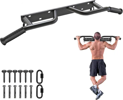 Vista 15 de SELEWARE Heavy Duty Welded Pull Up Bar, Versatile Doorway Wall Mount, Joist Mounted, and Ceiling Mounted Chin Up Bars, Thick Metal Sturdy