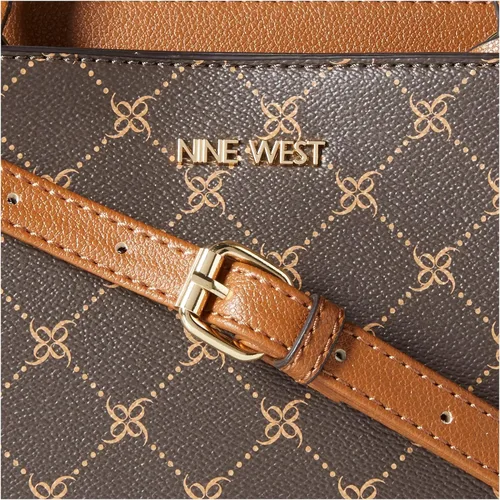 Vista 4 de NINE WEST Bolso Endora, Logotipo marrónbronceado