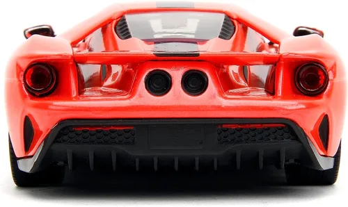 Vista 4 de Jada Pink Slips 1:24 W1 2017 Ford GT - Coche fundido a presión, juguetes para niños y adultos (salmón metálico)