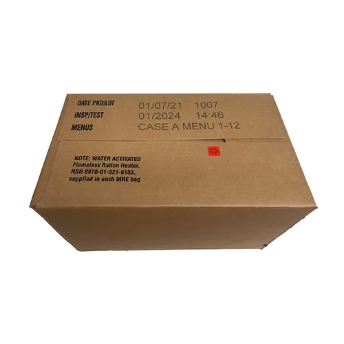 Vista 5 de Ammo Can Man Militares Inspección MREs 2024 MENÚ ALEATORIO(S) Comidas nutricionales completas para soldados Larga vida útil Comidas listas