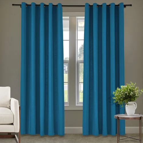 Vista 7 de Frelement Cortinas de lino de lino de bronce con ojales para interiores, tratamiento de ventanas para sala de estar, dormitorio, habitación